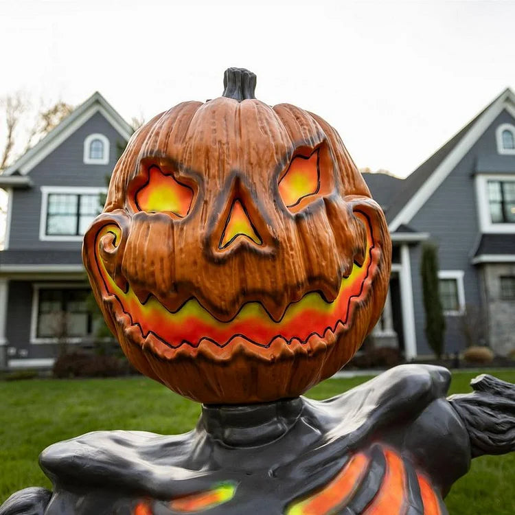 Ground Breaking Pumpkin Skeleton