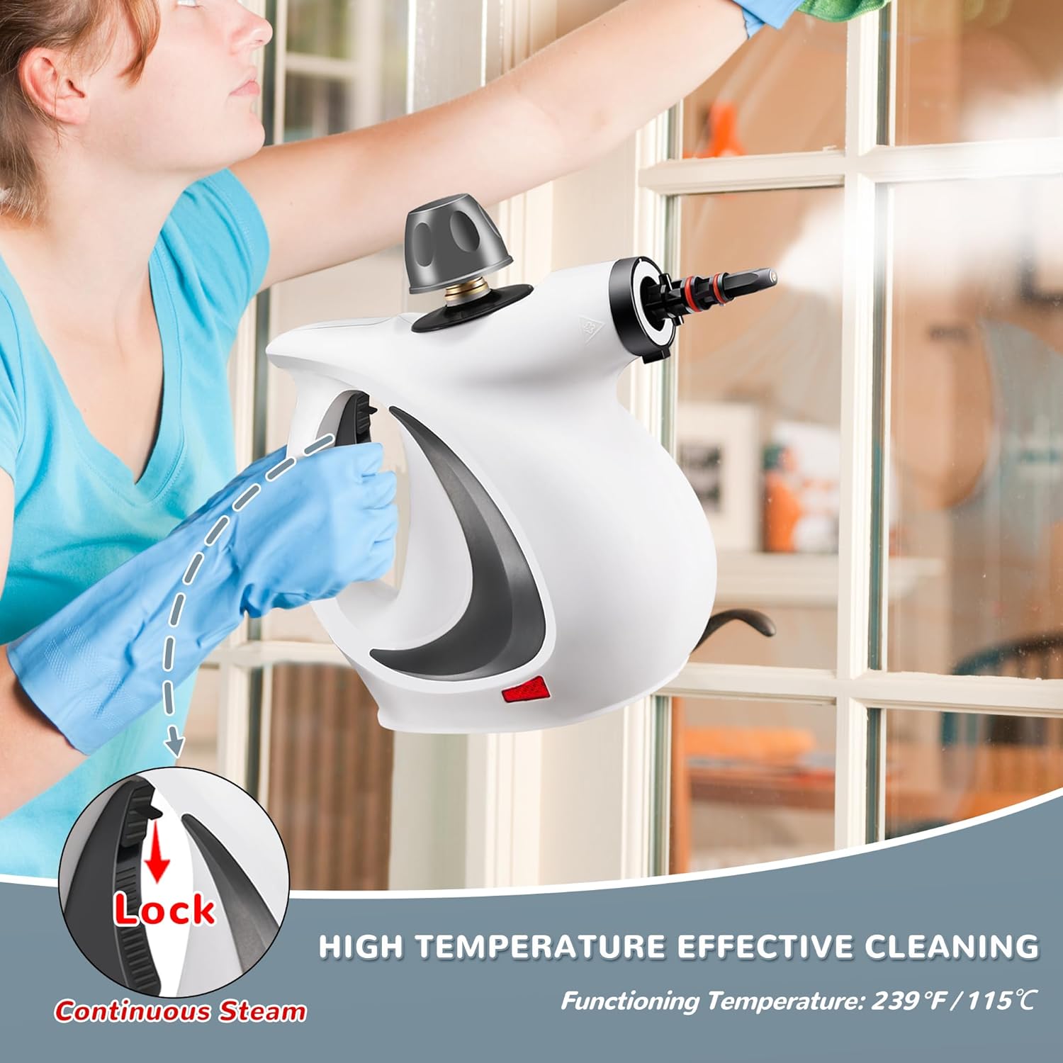 PureMist Handheld Steam Cleaner 🚨 60% OFF Deal Ends Tonight! ⏳