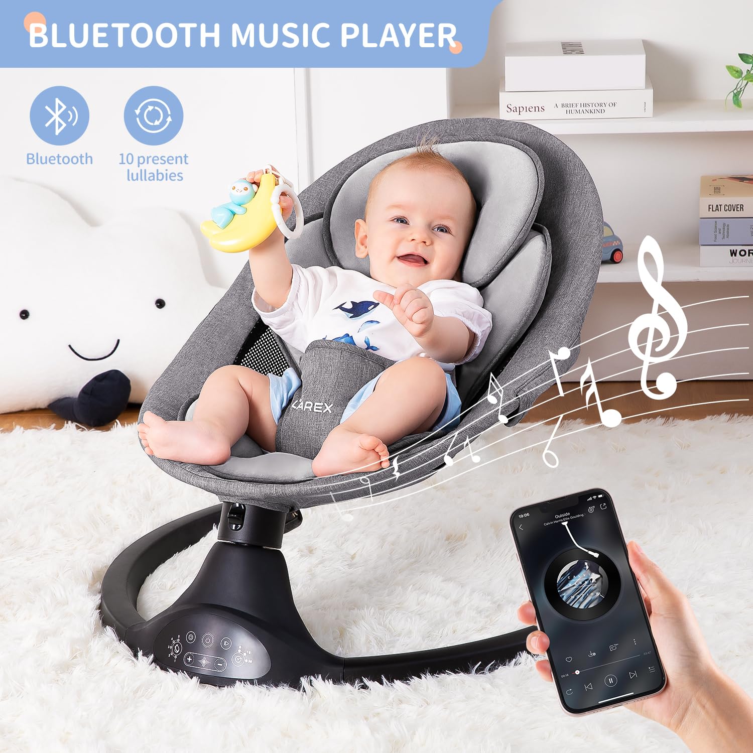 Automatic Baby Swing Chair 🎅 Buy 1, Get 1 FREE! 🎁