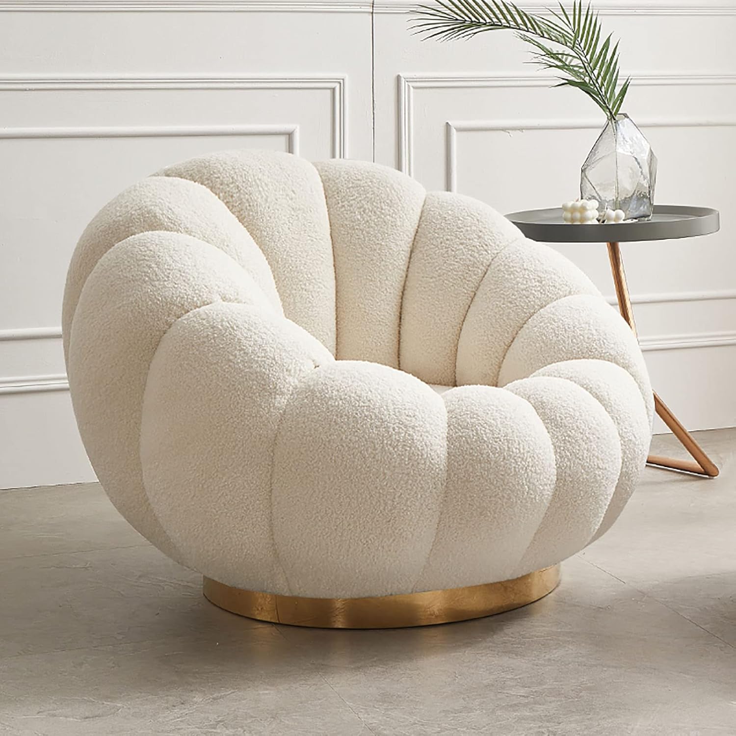 Lamb Fleece Pumpkin Chair 🎅 Buy 1, Get 1 FREE! 🎁