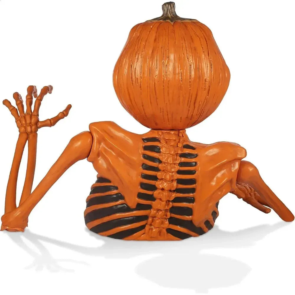 Ground Breaking Pumpkin Skeleton